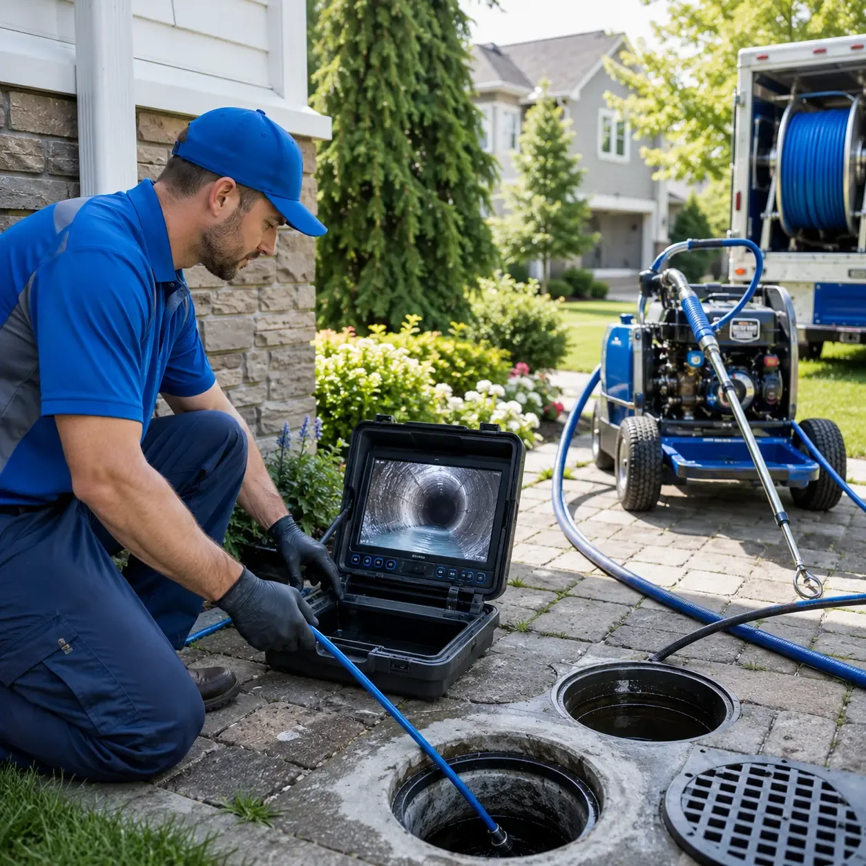 Outdoor drain cleaning professionals serving Fountain, NC